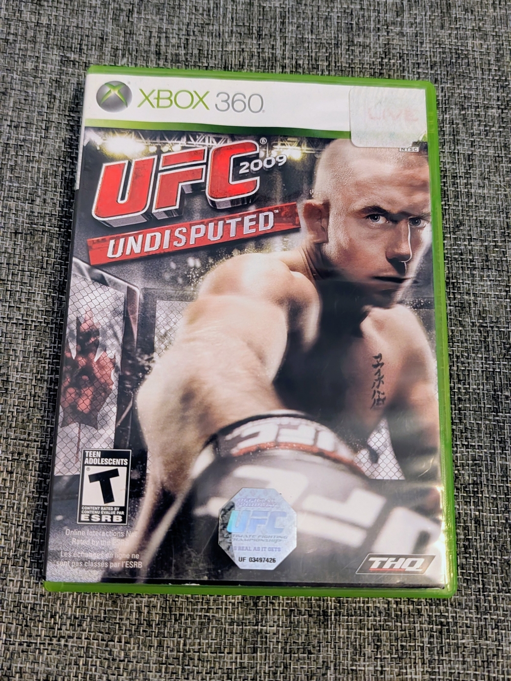UFC 2009 Undisputed for Xbox 360 Video Game